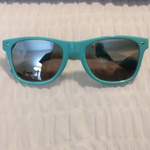 Reflective Turquoise Sunglasses